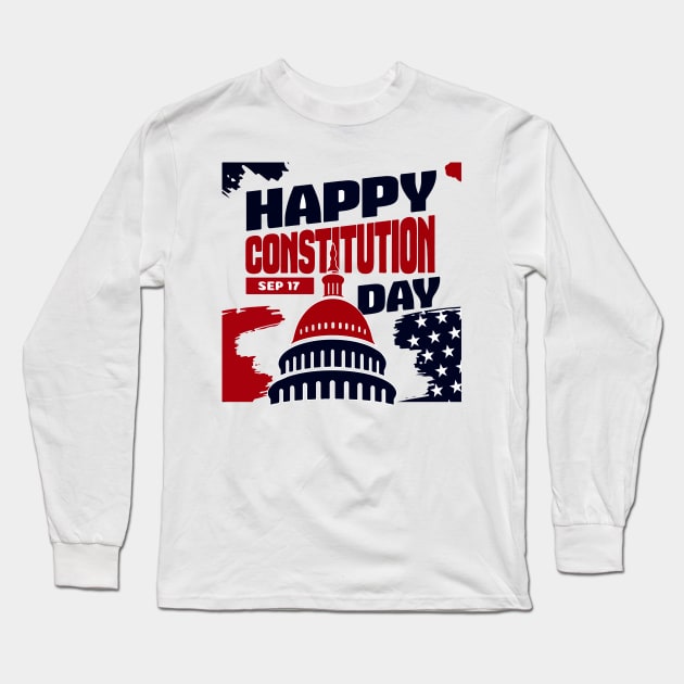 Constitution Day -Tshirt Long Sleeve T-Shirt by YUSRIL11